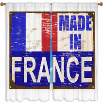 Made In France Enamel Sign Window Curtains 58797233
