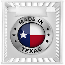 Made In Texas Silver Badge Nursery Decor 61041803