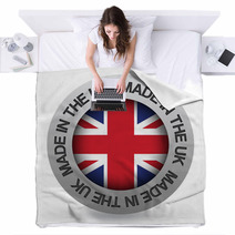 Made In The UK Badge Blankets 24451216