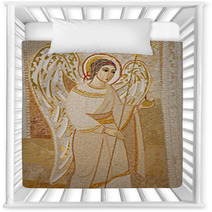 Madrid  Modern Mosaic Of Angel In Almudena Cathedral Nursery Decor 51736725