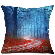 Magic Forest Road Pillows 59095852