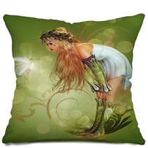 Maid Meets Fae Pillows 36079169