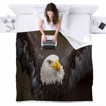 Majestic Bald Eagle Blankets 53273804