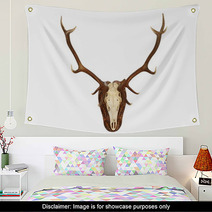 Majestic Red Deer Stag Hunting Trophy Wall Art 71693501