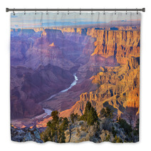 Majestic Vista Of The Grand Canyon At Dusk Bath Decor 57353313