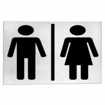 Male And Female Sign Rugs 62427971