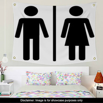 Male And Female Sign Wall Art 62427971