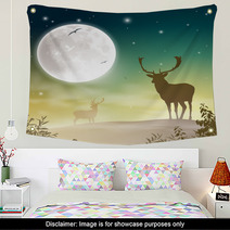 Male Stag Deer Wall Art 47173432