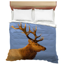 Male Tule Elk Close Up Outdoor Bedding 55504548