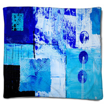 Malerei Blau Blankets 11450678