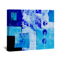 Malerei Blau Wall Art 11450678