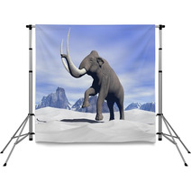 Mammoth In The Snow Backdrops 46696293