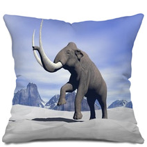 Mammoth In The Snow Pillows 46696293