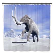 Mammoth In The Wind Bath Decor 46696278