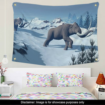 Mammoths Walk Wall Art 46696904