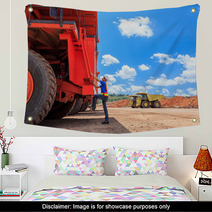 Man Big Truck Driver Wall Art 65858769