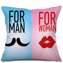 Man Or Woman Pillows 37560557
