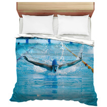 Man Swims The Butterfly Bedding 43371475