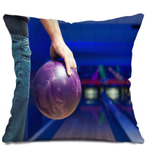 Man With Bowling Ball Pillows 51120898