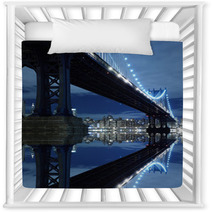 Manhattan Bridge At Night Nursery Decor 20600161