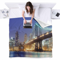 Manhattan Bridge Blankets 50338994