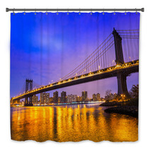 Manhattan Bridge New York City USA Bath Decor 59738496