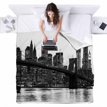 Manhattan New York City USA Blankets 62075447