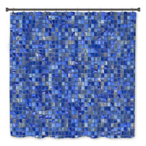 Many Small Colour Square Mosaic. Pattern Texture. Abstract Image Bath Decor 63829737