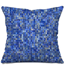 Many Small Colour Square Mosaic. Pattern Texture. Abstract Image Pillows 63829737
