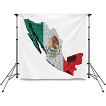 Map Of Mexico Backdrops 67456652