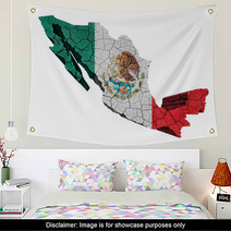 Map Of Mexico Wall Art 67456652