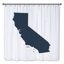 Map Of The U S State California Bath Decor 133143060