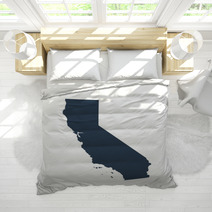 Map Of The U S State California Bedding 133143060