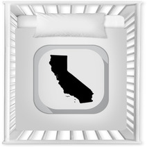 Map Of The U S State Of California Nursery Decor 141556047