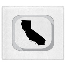 Map Of The U S State Of California Rugs 141556047