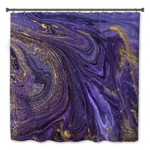 Marble Abstract Acrylic Background Violet Marbling Artwork Texture Marbled Ripple Pattern Bath Decor 203788538