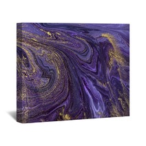 Marble Abstract Acrylic Background Violet Marbling Artwork Texture Marbled Ripple Pattern Wall Art 203788538