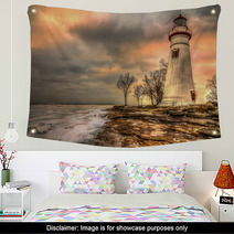 Marblehead Lighthouse HDR Wall Art 62133069