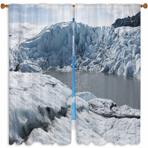 Matanuska Glacier In Alaska USA Window Curtains 57831416