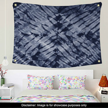 Material Dyed Batik, Indigo, Shibori Wall Art 60584301