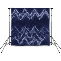 Material Dyed Batik. Shibori Backdrops 65473161