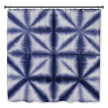 Material Dyed Batik. Shibori Bath Decor 65473195