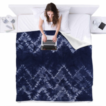 Material Dyed Batik. Shibori Blankets 65473161