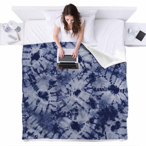 Material Dyed Batik. Shibori Blankets 65473185