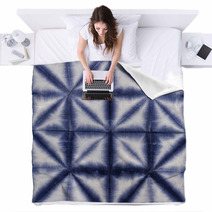 Material Dyed Batik. Shibori Blankets 65473195