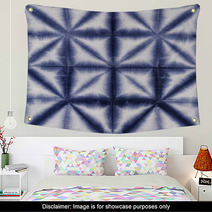 Material Dyed Batik. Shibori Wall Art 65473195