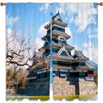 Matsumoto Castle, Japan Window Curtains 63878207