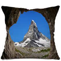 Matterhorn In The Swiss Alps Pillows 59642424