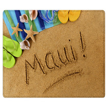 Maui! Beach Writing Rugs 78182443