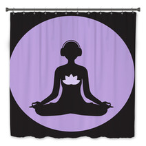 Meditation Yoga Music Earphones Asana Bath Decor 198254644